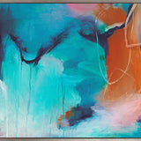 Sapphire Abstract II (Canvas) Large (1109mm W x 903mm H)