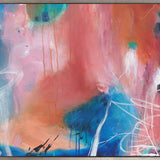 Sapphire Abstract III (Canvas) Large (1109mm W x 903mm H)