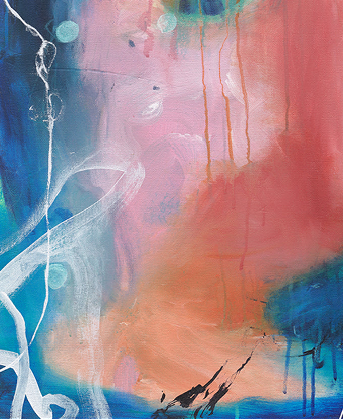 Sapphire Abstract III (Canvas)