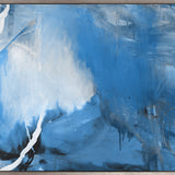 Sapphire Abstract IV (Canvas) Large (1109mm W x 903mm H)