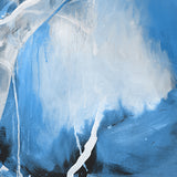 Sapphire Abstract IV (Canvas) Large (1109mm W x 903mm H)