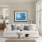 Sapphire Abstract IV X-Large (1400mm W x 1000mm H) / Clear Acrylic