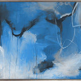 Sapphire Abstract V (Canvas) Large (1109mm W x 903mm H)