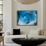 Sapphire Abstract V (Canvas) Large (1109mm W x 903mm H)