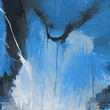 Sapphire Abstract V (Canvas) Large (1109mm W x 903mm H)