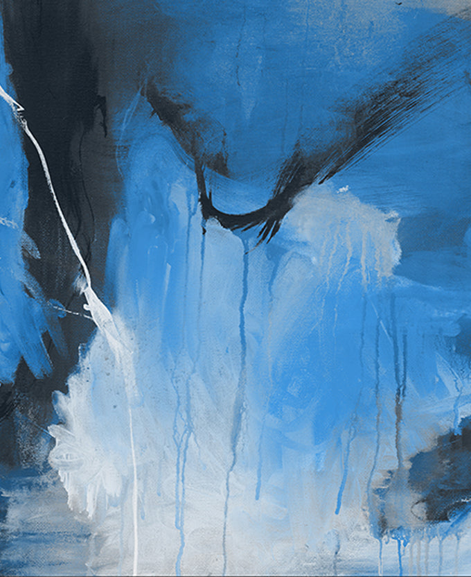 Sapphire Abstract V (Canvas)