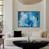 Sapphire Abstract VI (Canvas) Large (1109mm W x 903mm H)