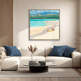 Solstice Shoreline II (Canvas) Large (860mm W x 860mm H)
