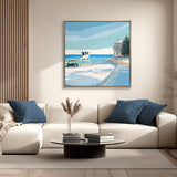 Solstice Shoreline III (Canvas) Large (860mm W x 860mm H)