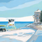Solstice Shoreline III (Canvas) Large (860mm W x 860mm H)