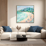 Solstice Shoreline V (Canvas) Large (860mm W x 860mm H)