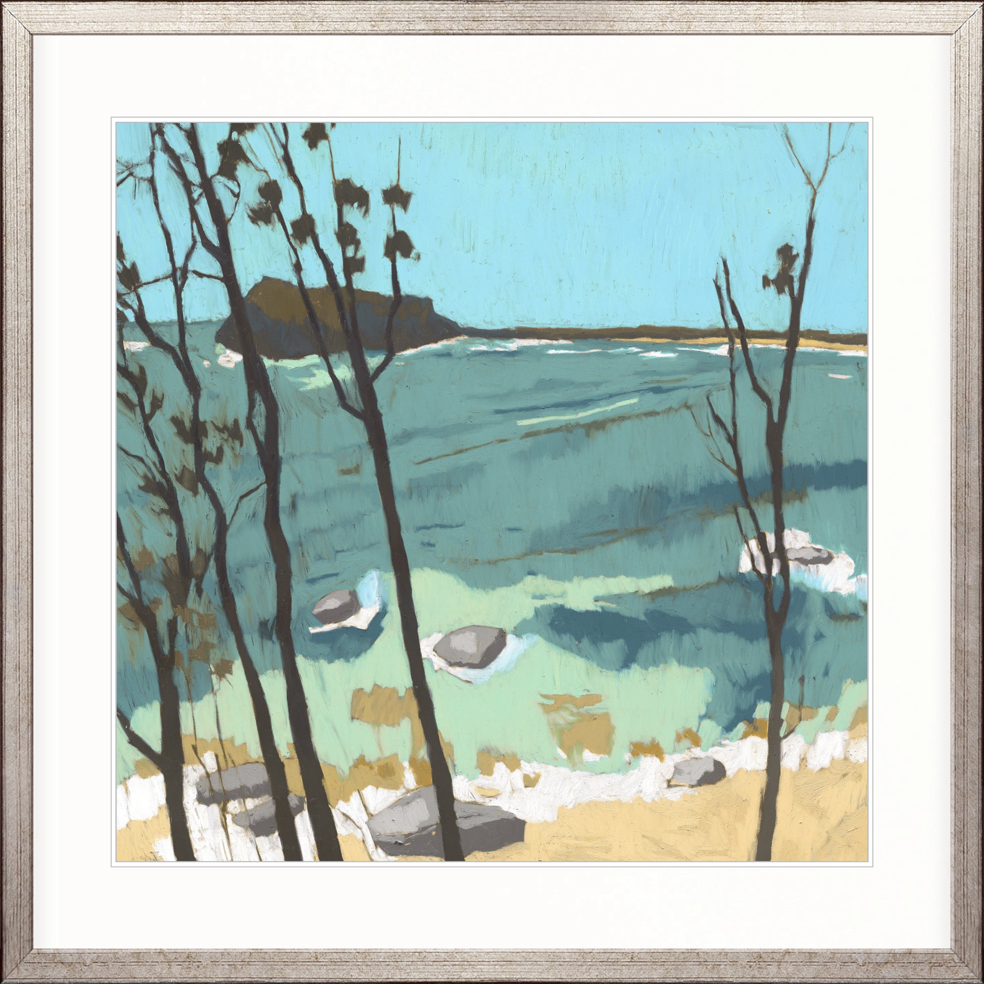 Somerton Coast I X-Large (1015mm W x 1015mm H) / Clear Acrylic