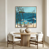 Somerton Coast IV (Canvas) Large (860mm W x 860mm H)