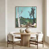 Somerton Coast V (Canvas) Large (860mm W x 860mm H)