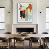 Twisted Colour II (Canvas) Large (903mm W x 1109mm H)