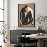 Amoureux Silhouette I(Canvas)