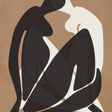 Amoureux Silhouette I(Canvas)