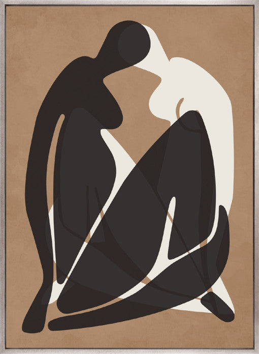Amoureux Silhouette I(Canvas)
