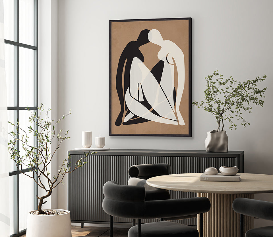 Amoureux Silhouette II (Canvas)