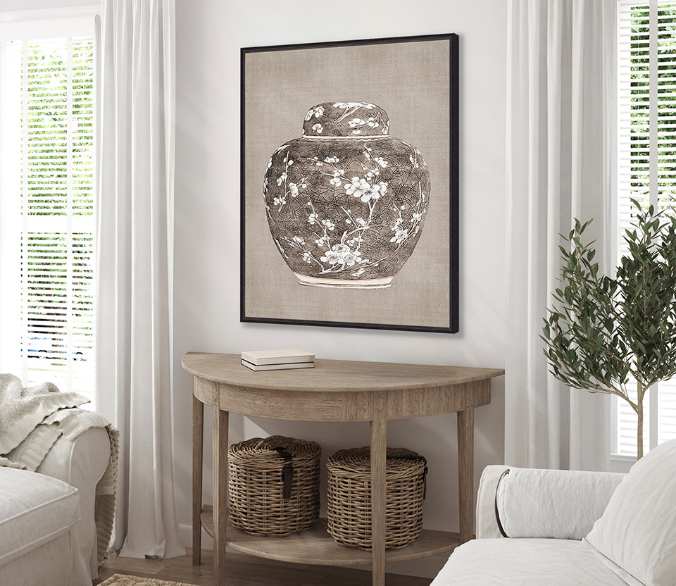 Chinoiserie Urn I (Canvas)