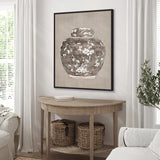 Chinoiserie Urn I (Canvas) Large (903mm W x 1109mm H)