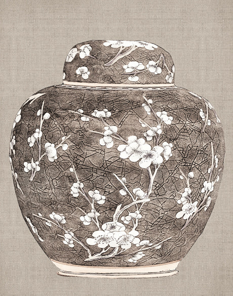 Chinoiserie Urn I (Canvas)