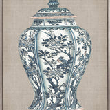 Chinoiserie Urn II (Canvas) Large (903mm W x 1109mm H)