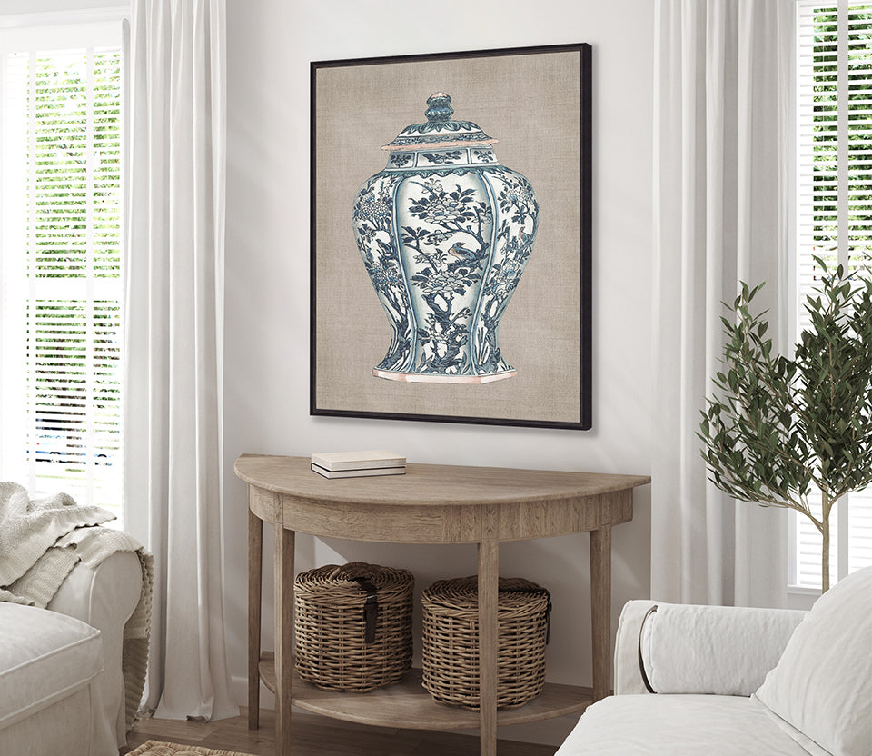 Chinoiserie Urn II (Canvas)