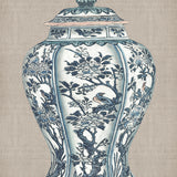 Chinoiserie Urn II (Canvas) Large (903mm W x 1109mm H)