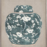 Chinoiserie Urn III (Canvas) Large (903mm W x 1109mm H)