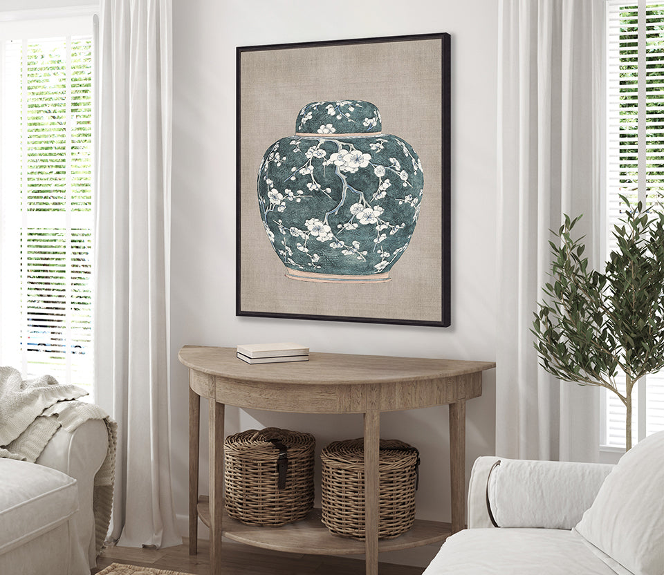 Chinoiserie Urn III (Canvas)