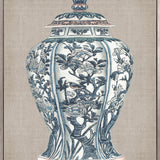 Chinoiserie Urn IV (Canvas) Large (903mm W x 1109mm H)