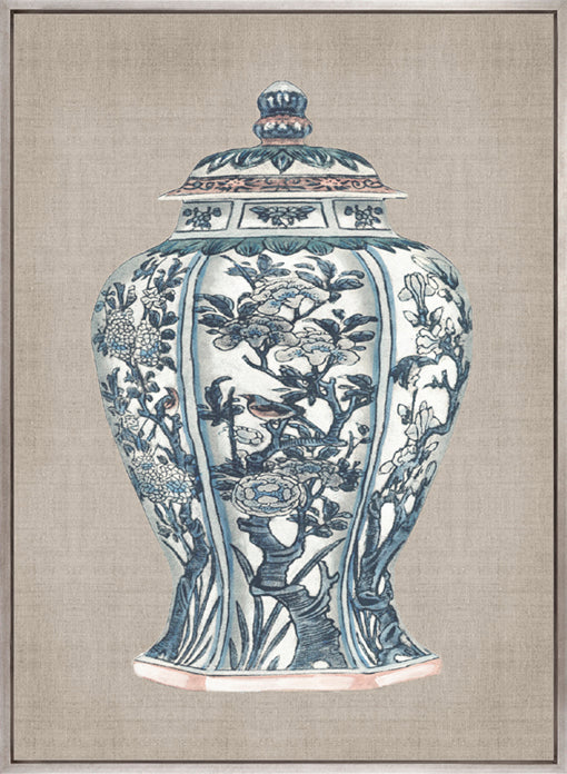 Chinoiserie Urn IV (Canvas)
