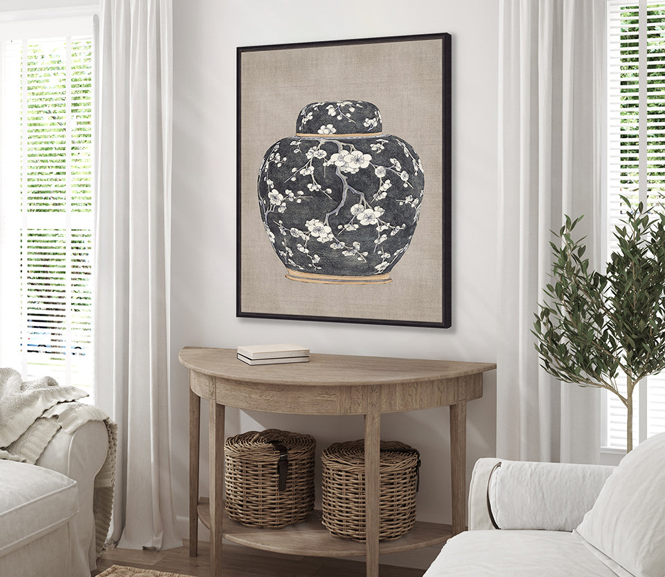 Chinoiserie Urn V (Canvas)