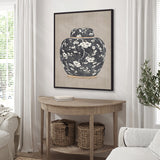 Chinoiserie Urn V (Canvas) Large (903mm W x 1109mm H)