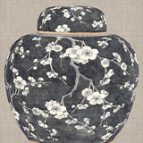 Chinoiserie Urn V (Canvas) Large (903mm W x 1109mm H)