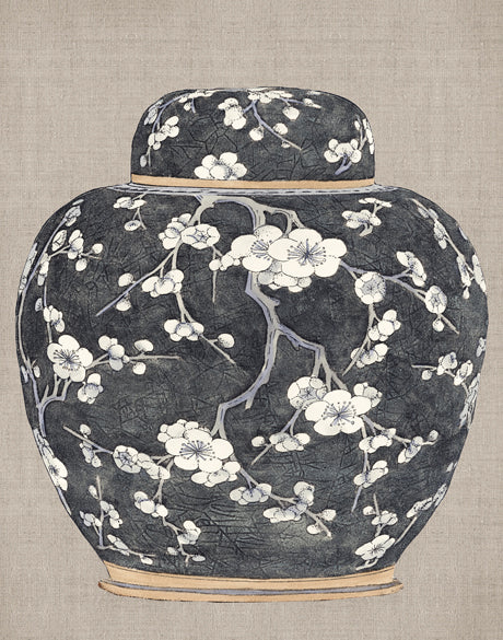 Chinoiserie Urn V (Canvas)
