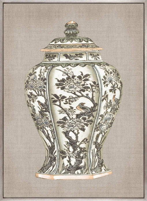 Chinoiserie Urn VI (Canvas)