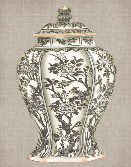 Chinoiserie Urn VI (Canvas)
