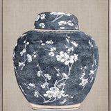 Chinoiserie Urn VII (Canvas) Large (903mm W x 1109mm H)