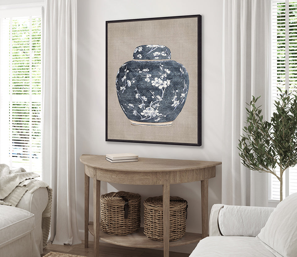 Chinoiserie Urn VII (Canvas)