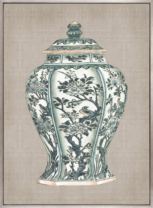 Chinoiserie Urn VIII (Canvas)