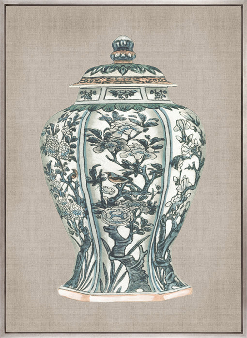 Chinoiserie Urn IX (Canvas)