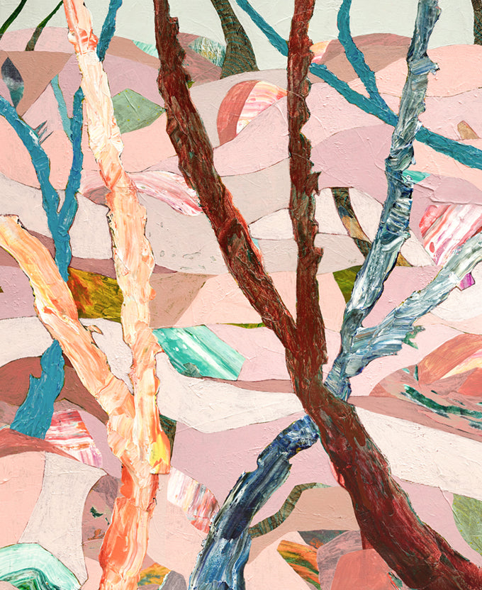 Stringybark Abstract I (Canvas)