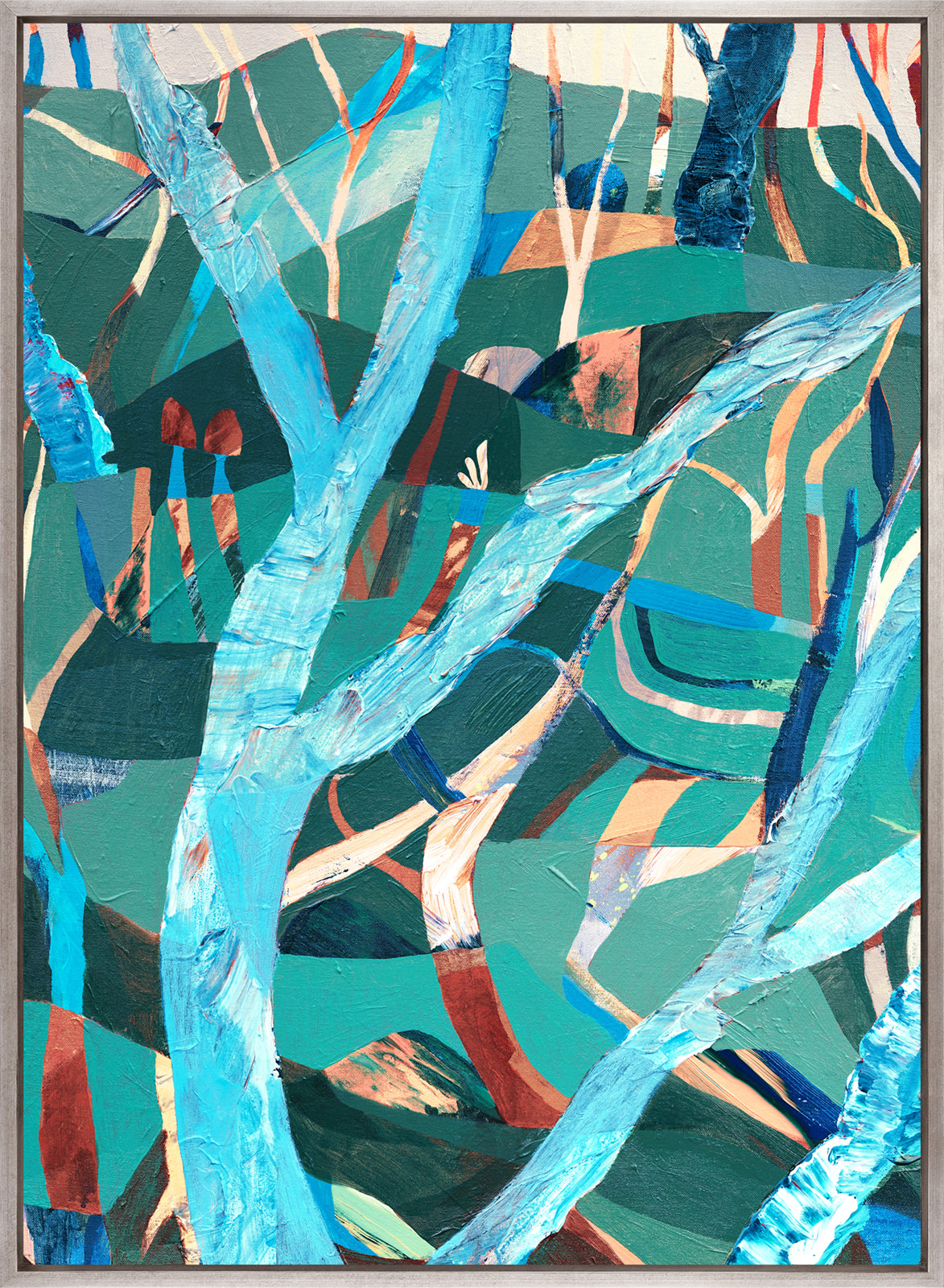 Stringybark Abstract II (Canvas)