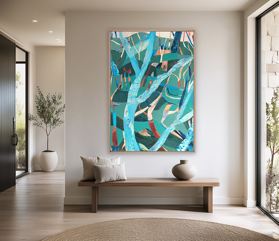 Stringybark Abstract II (Canvas)