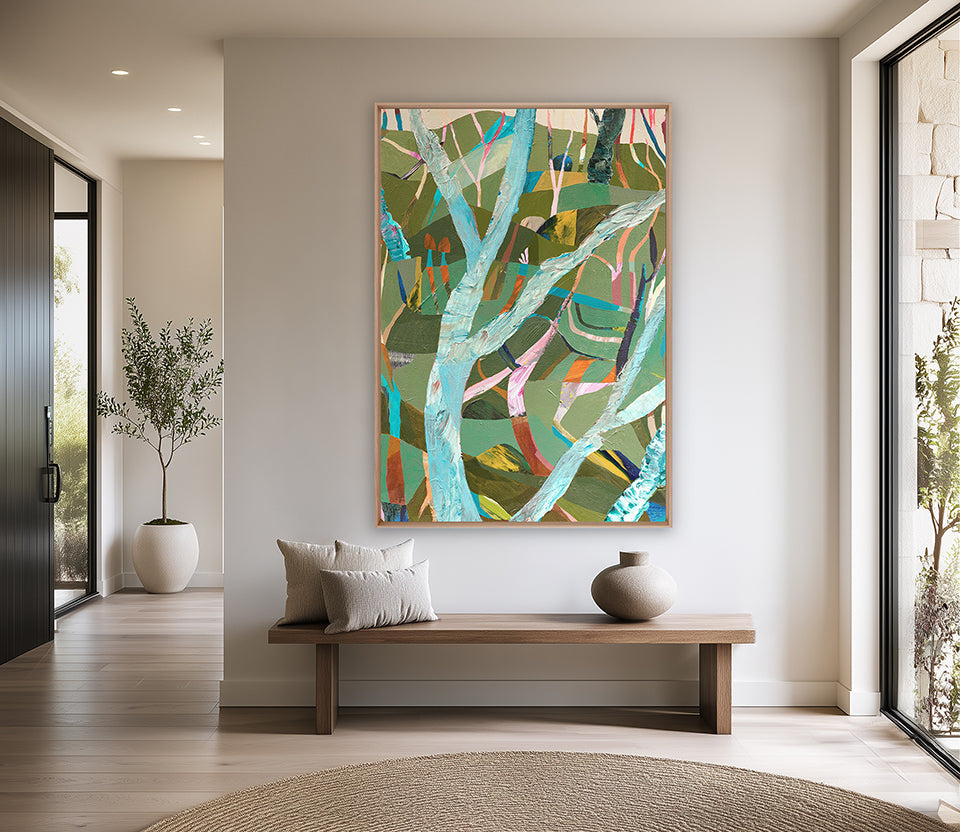 Stringybark Abstract IV (Canvas)