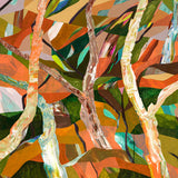 Stringybark Abstract V X-Large (1000mm W x 1400mm H) / Clear Acrylic