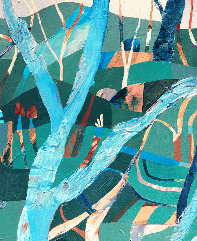 Stringybark Abstract VII (Canvas)