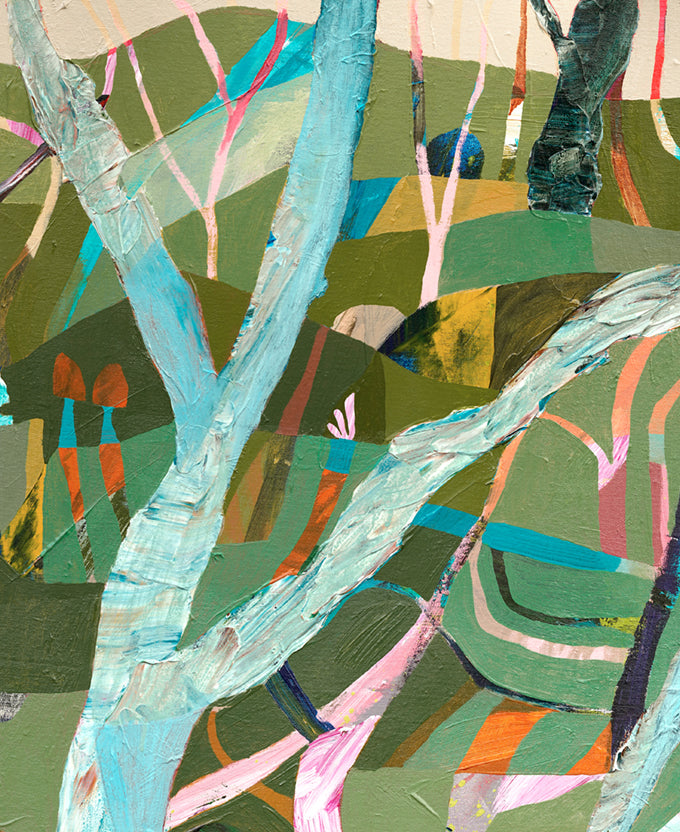 Stringybark Abstract IX (Canvas)